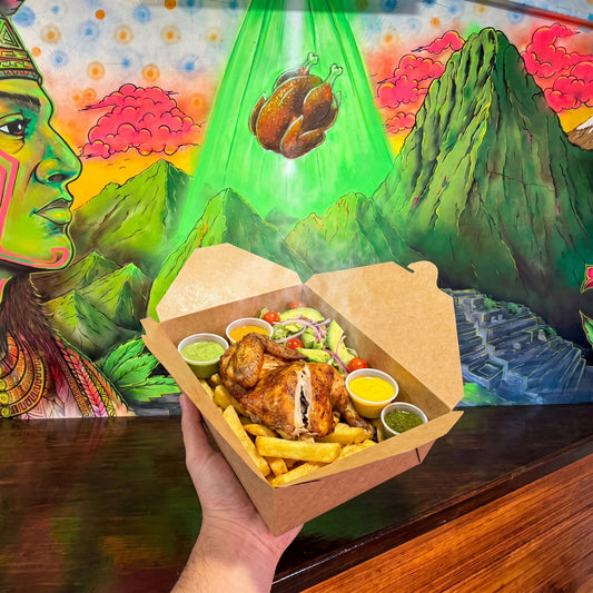 ¼ Pollo a la Brasa
